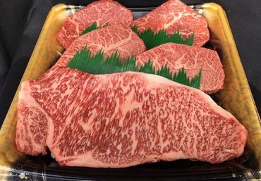 近江牛　ステーキ用　食べ比べセット【660ｇ（サーロイン180ｇ×1枚、ミスジ120ｇ×2枚、モモ120ｇ×2枚）】【K064SM】