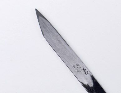 手打ち切出し小刀18mm　桐箱入り【北海道・沖縄・離島　配送不可】