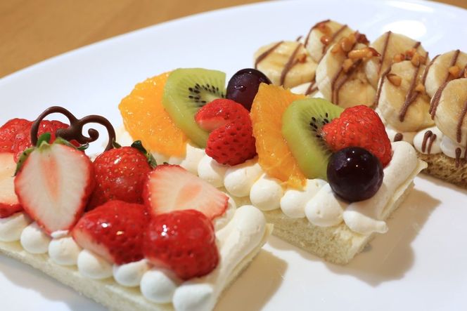 フローズンオープンフルーツサンド3個　MA00001　パンとパンで挟まないケーキみたいなフローズンオープンフルーツサンド