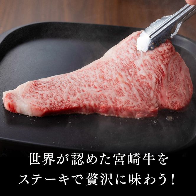 【５等級限定】宮崎牛 サーロインステーキ 400g 肉 牛 牛肉 国産 黒毛和牛[D0622]
