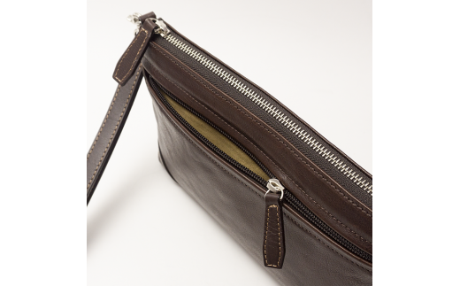 SOMES　TT-06　スリムポーチ（ダークブラウン） [12260216]