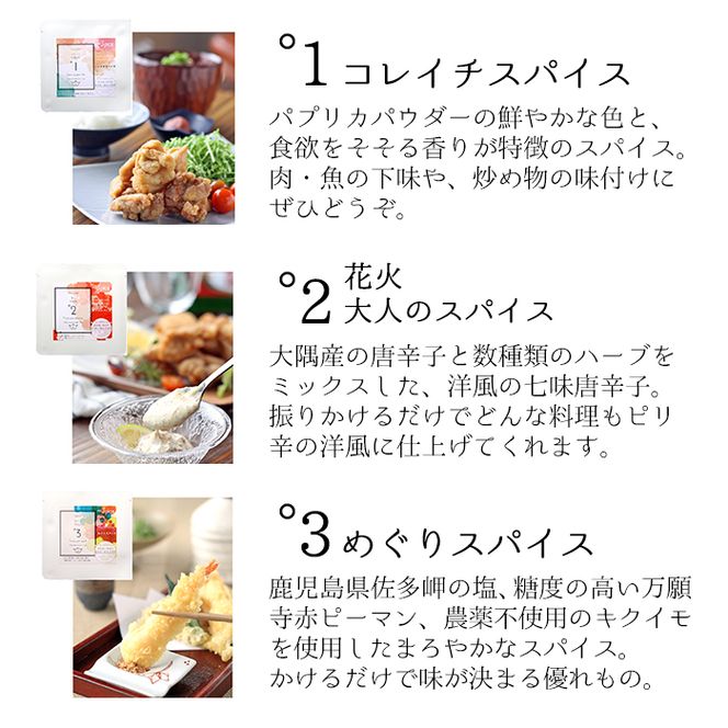 【10739】イロドリスパイスのバラエティーセット！忙しい頑張る女性の味方になるスパイス調味料【Food＆SpiceSoerwCoco】