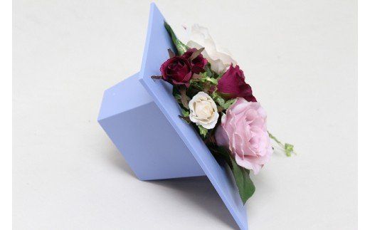 ローズフラワーアレンジ（赤）（造花）FA-963