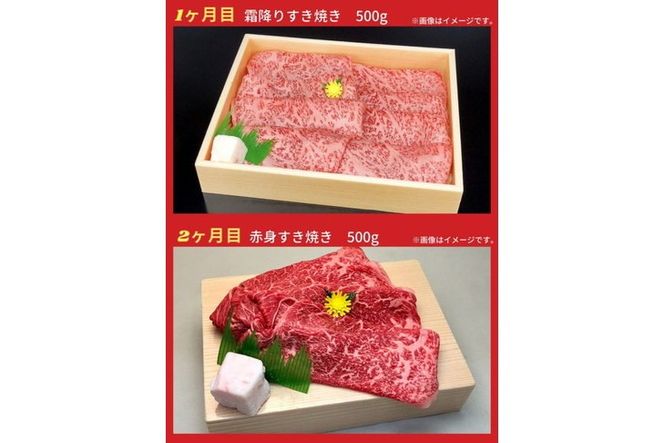 【6回定期便】亀岡牛 6ヶ月 お楽しみセット【計2.8kg】＜亀岡牛専門 木曽精肉店＞≪和牛 牛肉≫