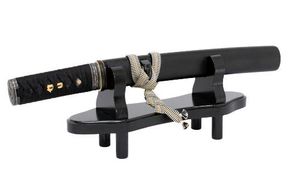 H87-09 模擬刀 短刀拵（掛台付き）