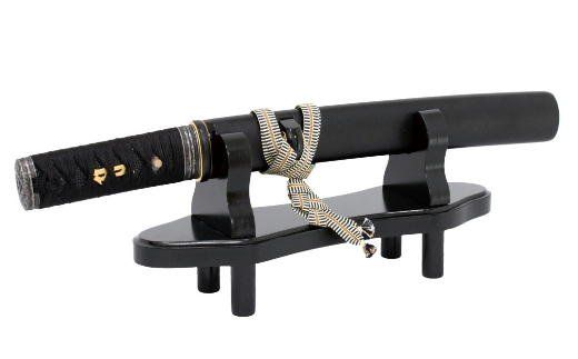 H87-09 模擬刀 短刀拵（掛台付き）