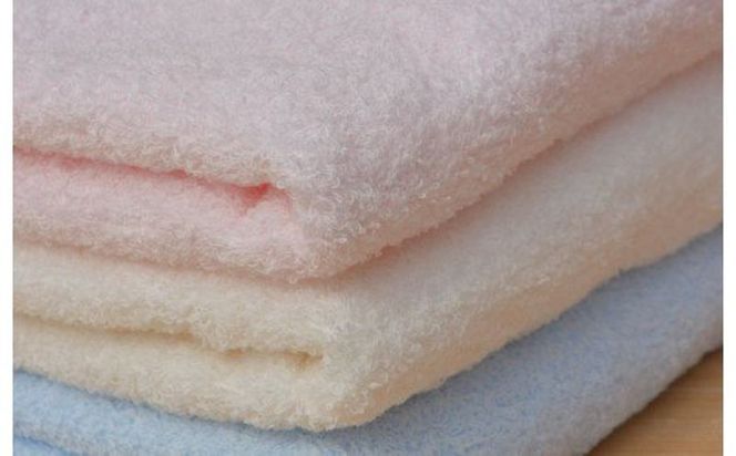 099H2221 抗菌防臭タオル フェイスタオル 4枚 水色【泉州タオル 国産 普段使い シンプル 日用品】