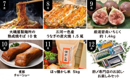 肉・魚・野菜・フルーツすべて詰まった旬の定期便(全12回お届け)　H028-065