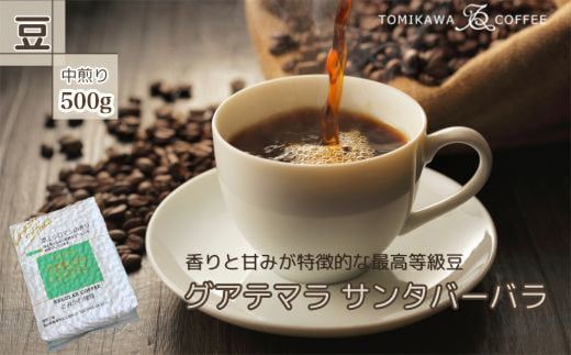 自家焙煎コーヒー豆専門店とみかわの「グアテマラ サンタバーバラ」500g(豆) ※北海道・沖縄・離島への配送不可