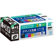 エコリカ【エプソン用】 KUI-6CL-L+KUI-BK互換リサイクルインク 6色パック+黒1個プラスお買い得（型番：ECI-EKUIL6P+BK） epson リサイクル インク 互換インク カートリッジ インクカートリッジ カラー オフィス用品 プリンター インク 山梨県 富士川町