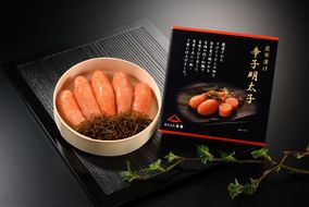 無着色辛子明太子　昆布漬け樽入り450g【玄海】_HA1239