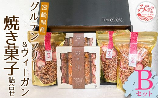 宮崎県産 グルテンフリー & ヴィーガン 焼き菓子 詰合せ <Bセット>_M010-002_03