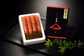 無着色辛子明太子　昆布漬け1本物250g【玄海】_HA1240