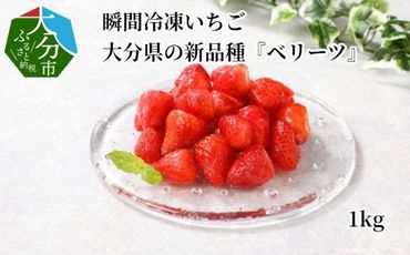 【C07011】瞬間冷凍いちご　大分県の新品種『ベリーツ』1kg