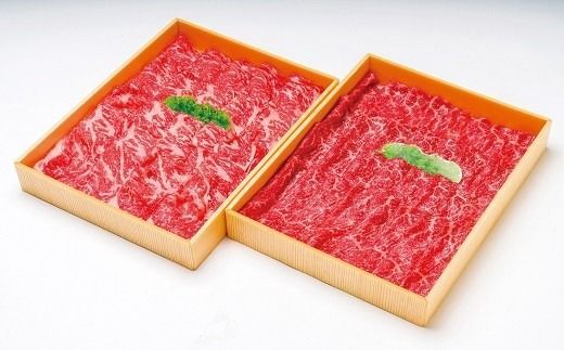 牛肉 （合計500g）豊後・米仕上牛しゃぶしゃぶ食べ比べセット 国産 和牛 九州産 D2-10 