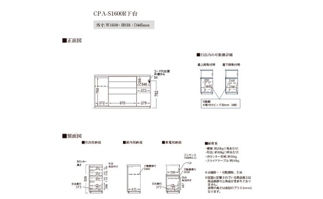 カウンターCPA-S1600R [No.845]