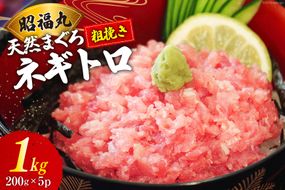 天然まぐろ ネギトロ 計1kg（200g×5パック）小分け [臼福本店 宮城県 気仙沼市 20564310] ネギトロ ねぎとろ マグロ 鮪 まぐろ まぐろたたき マグロたたき 刺身 冷凍 国産 個包装 メバチマグロ