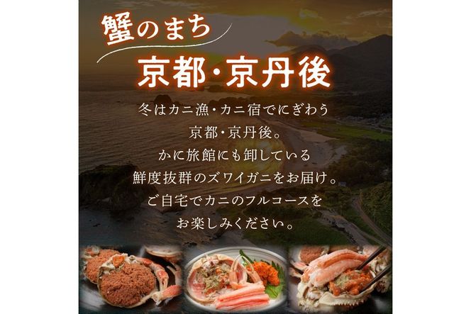 【期間エリア限定！】厳選！絶品！ 急速冷凍 釜茹で セイコ蟹5杯 YK00393