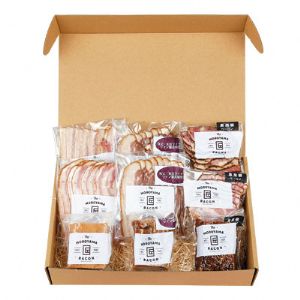 【無添加・無着色】＜MOROYAMA匠シリーズ＞ベーコン×3個、ワイン樽ベーコン×3個、黒胡椒ベーコン×3個