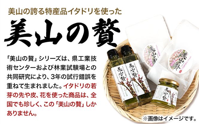 ～美山の贅シリーズ～ イタドリ３品詰め合わせセット 日高川町生活研究グループ美山支部《30日以内に出荷予定(土日祝除く)》和歌山県 日高川町 ジャム 山菜 ドレッシング 茶 イタドリ---wshg_hsk7_30d_24_14000_3i--