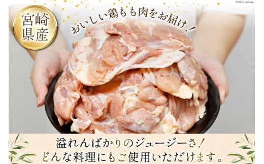 定期便 肉 鶏肉 6回定期便 若鶏もも身11~12パック 計3kg [九州児湯フーズ 宮崎県 美郷町 31aj0034] 冷凍 小分け 個包装 鶏もも肉 もも肉 モモ肉