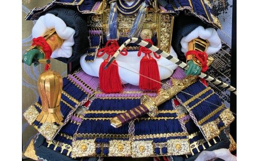 352.伝統工芸士 蘇童の五月人形『名武将 伊達政宗公』わらべ大将飾り