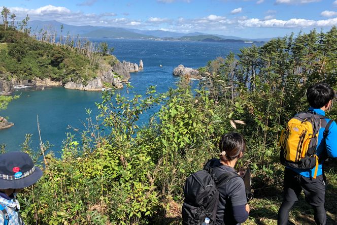 地元ガイドと歩こう ! 宮城オルレ気仙沼・唐桑コース 案内券 [唐桑観光ガイドの会 宮城県 気仙沼市 20563882] 体験 チケット 利用券 参加券 観光 旅行 旅 ガイド付き アウトドア 山歩き 自然散策 トレッキング 