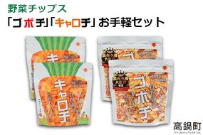 ＜野菜チップス「ゴボチ」「キャロチ」お手軽セット 合計4袋＞翌月末迄に順次出荷【c598_dm_x2】