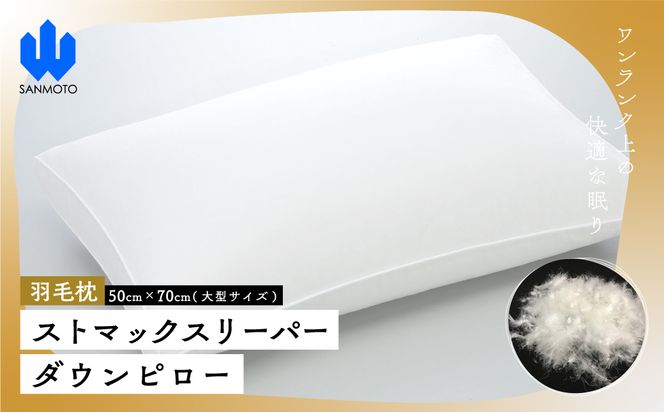 バックスリーパー　ダウンピロー【羽毛枕】４３cm×６３ｃｍ【定番サイズ】 FCA006