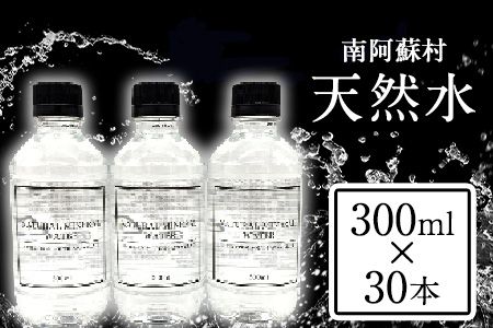 南阿蘇村 天然水 300mlボトル×30本 [30日以内に出荷予定(土日祝を除く)] (スタイリッシュラベル)ハイコムウォーター 熊本県南阿蘇村 天然水---sms_hcmstl_30d_r7_12500_30i---