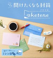 開けたくなる封筒aketene３種類＆ノリノポット 限定柄セット