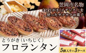 かさおか産 とうがきフロランタン ３ケースセット 藤屋菓子舗 《45日以内に出荷予定(土日祝除く)》お菓子 焼き菓子 フロランタン スイーツ お土産 手作り おすすめ デザート おやつ いちじく アーモンド キャラメル ギフト 贈答 岡山県 笠岡市