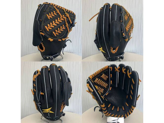 SAEKI　野球グローブ 【軟式・品番112】【ブラック】【Rオレンジ】【クリーム】