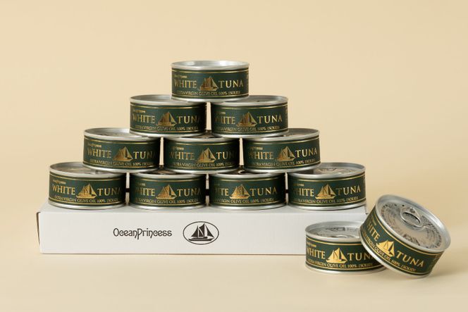 WHITETUNA エキストラバージン オリーブオイル（ソリッド） 12缶 セット [モンマルシェ 宮城県 気仙沼市 20565063] 缶詰 ツナ缶 ツナ 缶詰め かんづめ 熟成 マグロ 簡単調理 高級 保存食 常備 常温