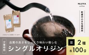 高品質 シングルオリジン コーヒー 飲み比べ 2種×各100g 【コーヒー豆】A4223