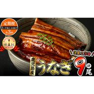 【定期便・全3回】2ヵ月に1回お届け！くすだ屋の極上うなぎ(150g×3尾)×3回＜計9尾・1350g以上＞ t007-008