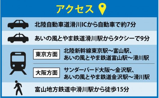 富山湾の海の幸堪能宿泊プラン 1泊2日 2食付 2名様招待券