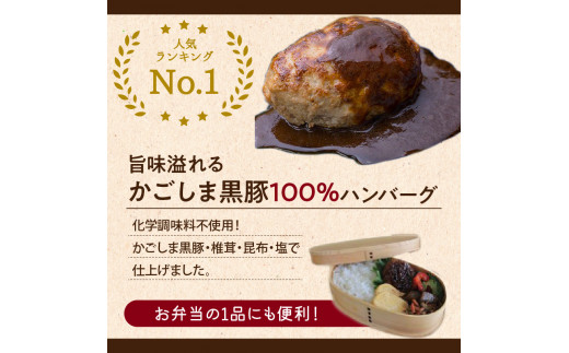 【岩元精肉店】かごしま黒豚炙り焼き＆かごしま黒豚ハンバーグセット K045-002