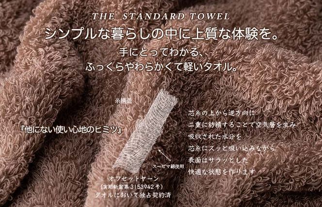 G2669 【TVで紹介！】MAISON BLANC バスタオル1枚 スレートグレー【泉州タオル 国産 吸水 普段使い 無地 シンプル 日用品 家族 ファミリー】