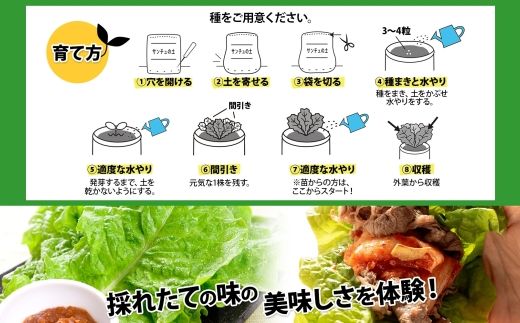 北海道 サンチュの土 5L 1袋 培養土 園芸 家庭菜園 プランター 袋のまま栽培 野菜 サンチュ 焼き肉 焼肉 サムギョプサル レタス 畑 土づくり 初心者 送料無料 十勝 士幌町 【F18】
