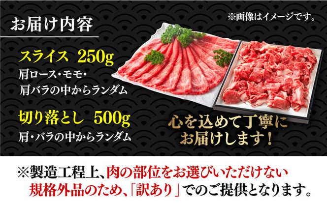 【訳あり】博多和牛 しゃぶしゃぶ すき焼き 750gセット《築上町》【株式会社MEAT PLUS】[ABBP061]