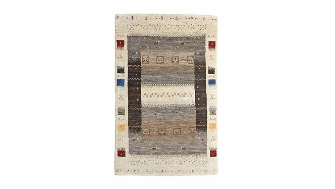 【限定1品】ギャッベ カシュクリ 178×116cm 手織り 最高級 天然 ウール100% 草木染 リビングサイズ おしゃれ かわいい モダン 北欧 ラグ 絨毯 マット (HL-10875） ラグマット カーペット ギャベ 床暖房対応 ホットカーペット対応 [BP205-NT]