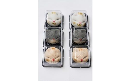 0B1-58 にゃんこまんじゅう 6個入り