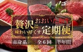 毎月お届け! おおいた和牛を贅沢に味わい尽くす半年間定期便 / 赤身系 計6回 _2312R