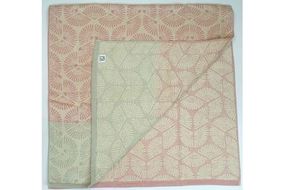 030D003 日本の佇まい麻の実・扇亀甲タオルセット 6枚【泉州タオル 国産 吸水 普段使い シンプル 日用品】