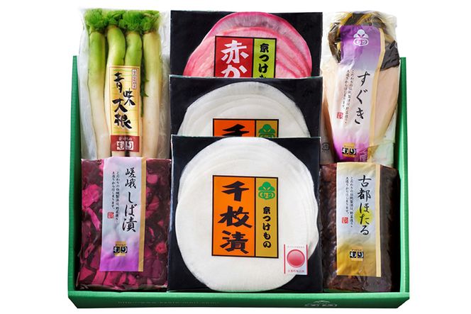 《京つけもの もり》冬の特撰 聖護院かぶらの千枚漬・青味大根・すぐきなど京つけもの 6種《 漬物 京野菜 》