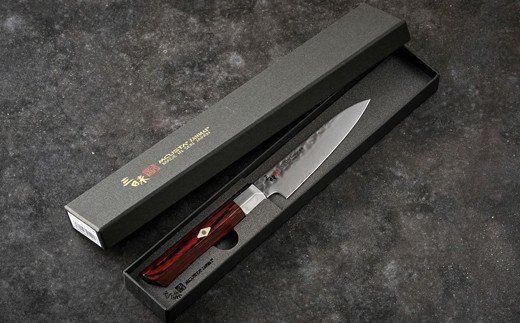 H67-11 三昧 シュープリーム 鎚目 ペティナイフ110mm