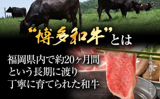 【厳選部位】博多和牛サーロインしゃぶしゃぶすき焼き用 500g