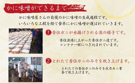 【香住ガニ（紅ズワイガニ）かに味噌 缶詰 80g×3個】無添加 風味豊か 酒の肴 おつまみ 珍味 濃厚 蟹味噌 かにみそ カニ味噌  香住ガニ 香住がに 紅ずわいがに ベニズワイガニ 69-03