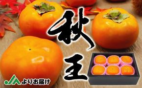 福岡県ブランド柿「秋王」化粧箱約1.75kg【JAほたるの里】_HA1318